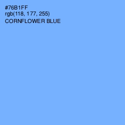 #76B1FF - Cornflower Blue Color Image
